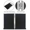 Americanflat Hinged Picture Frame with Wide, Beveled Molding and Shatter-Resistant Glass - Modern Metal Picture Frame Displays Two Photos - Elegant Photo Frames for Tabletop Display